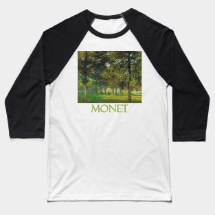 Fairgrounds Alley at Argenteuil by Claude Monet Baseball T-Shirt